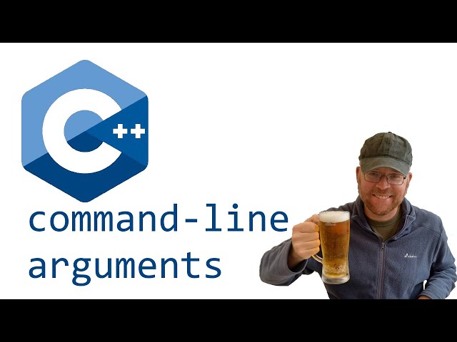 C++ Programming Tutorial: Command - line arguments // how to use argc and argv
