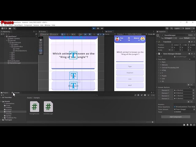 Creating a Question Database & Timer System in Unity - E5