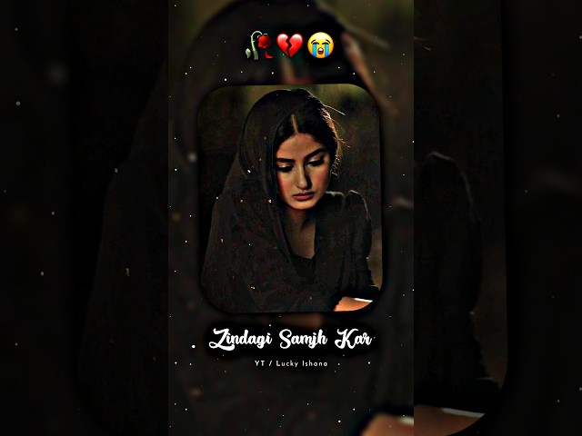 Thinking of you as my life...💔 Hindi sad shayari WhatsApp status video #sadshayari #sadstatus