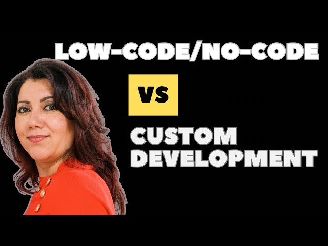 Low Code vs. Custom Development:EA’s Biggest Debate