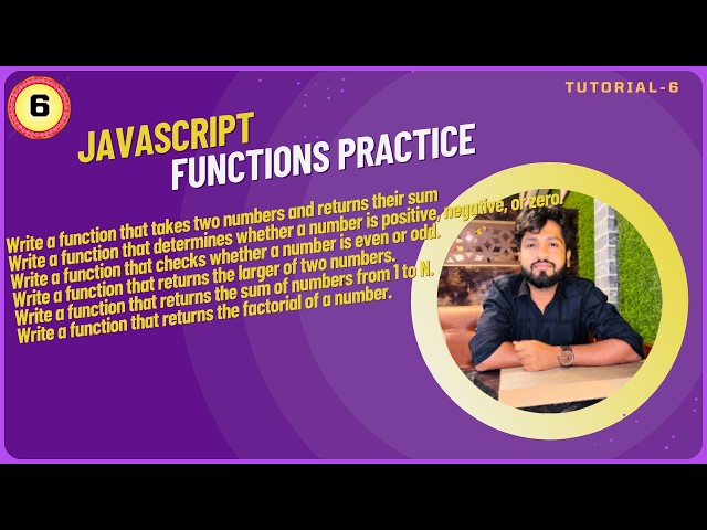 JavaScript Function Practice | Beginner Coding Exercises