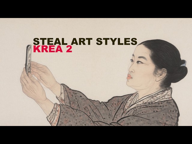 Krea 2 Style Transfer in ComfyUI | Art Style Stealing