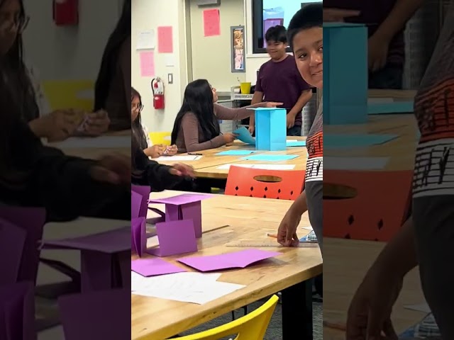 Students do a Design Challenge using Code.org
