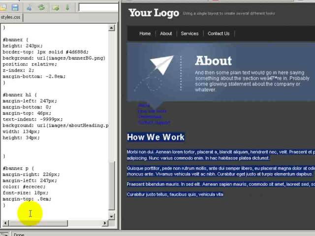 From PSD to HTML
