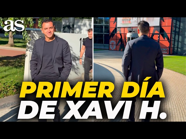 La VIRAL LLEGADA de Xavi Hernández al campus de la SELECCIÓN HOLANDESA en su PRIMER DÍA