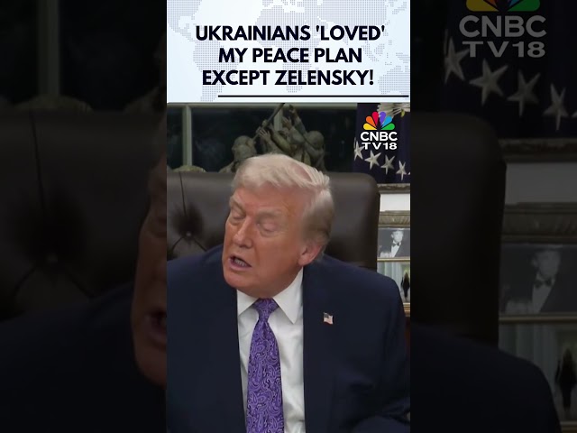 The Ukrainians 'Loved' My Peace Plan... All Except Zelensky! - President Trump | N18G