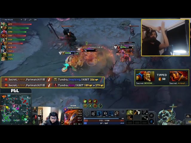 Gorgc claps on Armel after he outplays 2 Tundra Players in Mid