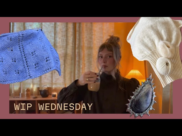 Updates on my wips, new finished objects, & seashell magic