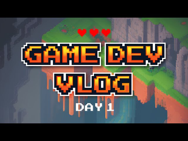 Game Dev Vlog Day 1 - Making a Video Game From Scratch