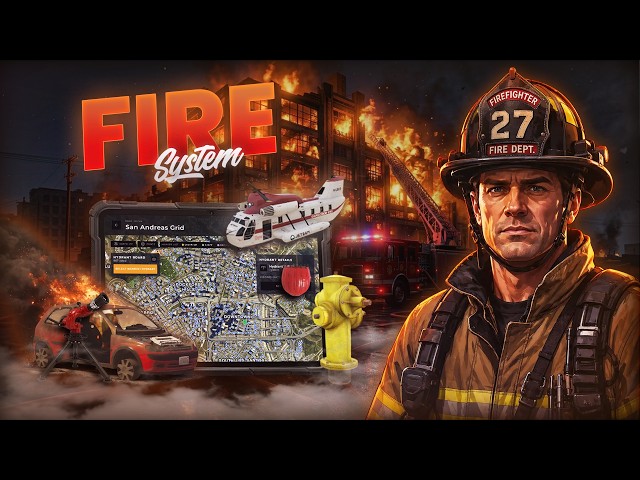 FiveM All-in-One Fire Job - Fire, Hose, Technical Dispatches and more!