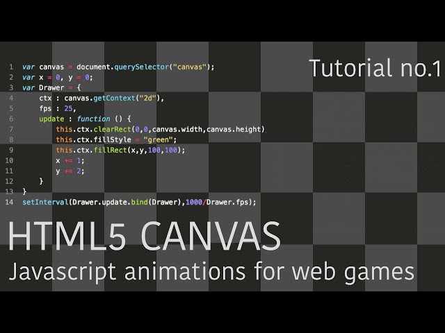 Creating Web Games with Javascript and HTML5 Canvas | Tutorial No.1