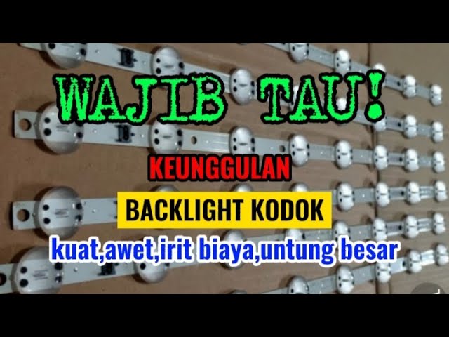 Tips mengganti lampu backlight tv LED supaya awet
