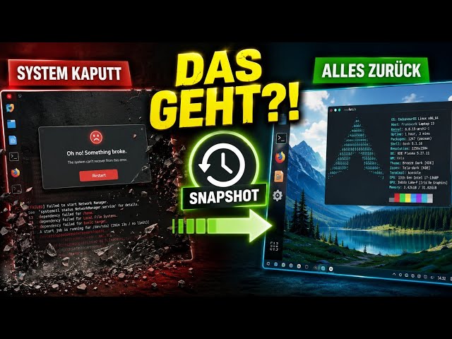 Linux kann Dinge, die ich bei Windows für unmöglich hielt