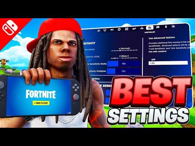 *UPDATED* BEST Nintendo Switch Settings For AIMBOT + FAST EDITS!
