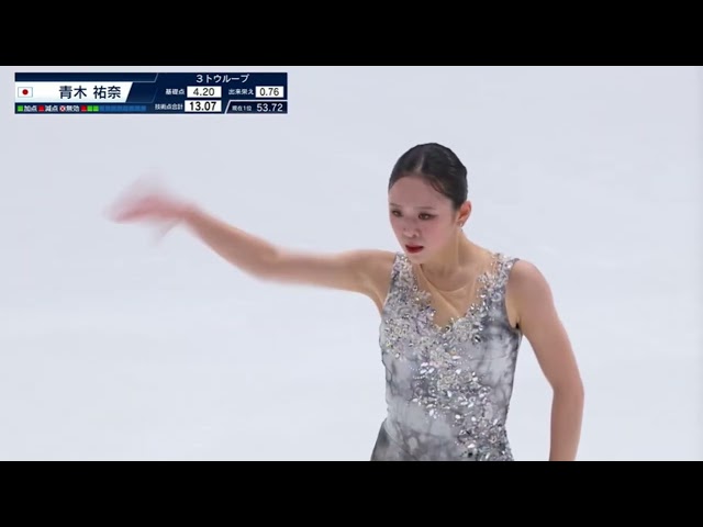 青木祐奈 Yuna Aoki  FS   2026  kinoshita group cup