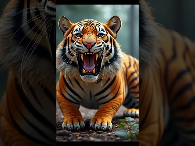 #tha #cuteanimals #cute #tiger #animaltransformation #naturalanimal #beautifullnature #lion #tiger