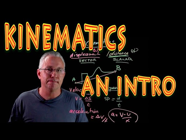 kinematics - the basics.