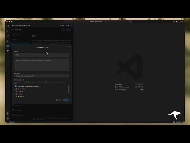 Skills - Building and Managing Custom Skills in Roo Code|| Roo Code Tutorial