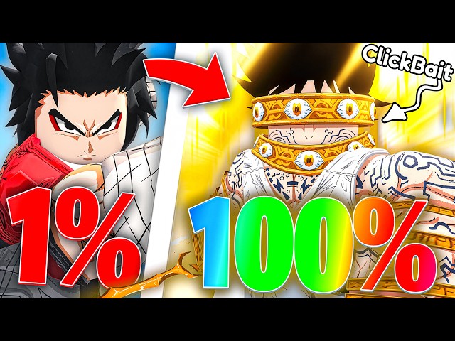 100% Completing Anime Expeditions! (Roblox)