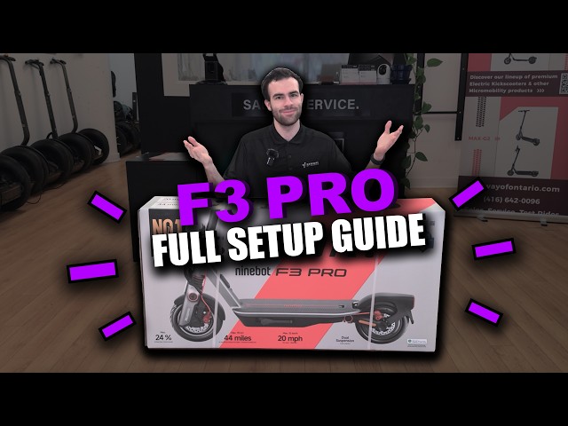 Full 7-Step Segway-Ninebot F3 Pro Setup Guide & In-App Tutorial 🛴📦📲