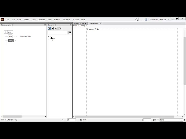Testing Structure Rules