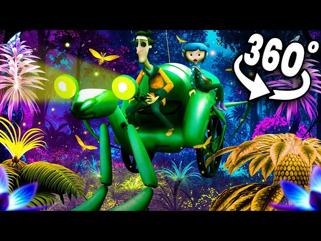 Coraline 360° Magical Ride in Other World | Amazing Movie Scene | Scary VR 360 Video