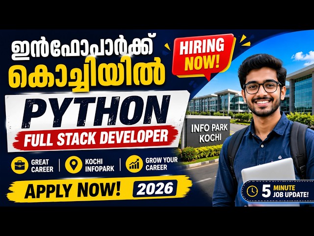 ഇൻഫോപാർക്ക് കൊച്ചിയിൽ Python Full Stack Developer ജോലി | Simelabs Hiring 2026 🚀