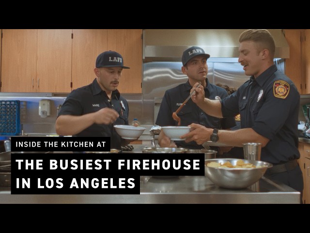 Inside the Kitchen at One of LA’s Busiest Fire Stations