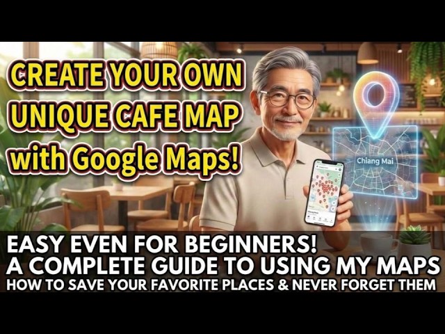 CREATE YOUR OWN UNIQUE CAFE MAP WITH GOOGLE MAPS! COMPLETE GUIDE