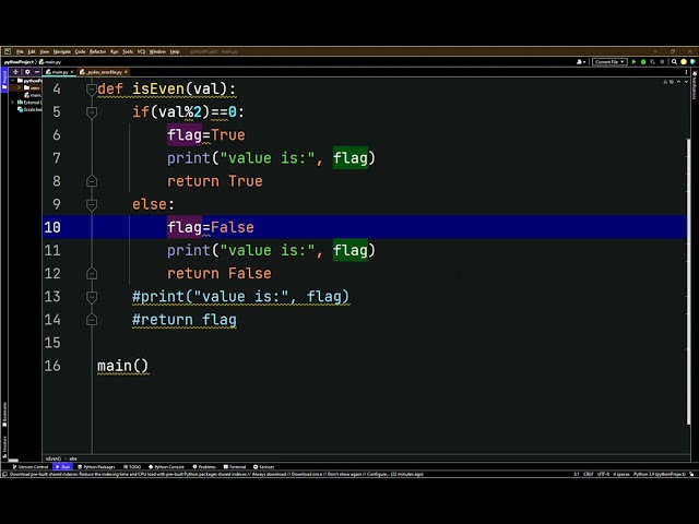 Python - Boolean Returning Functions