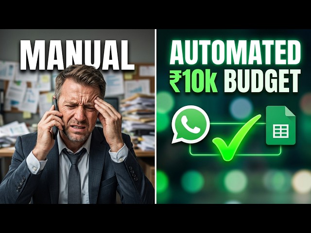WhatsApp API + Google Sheets for Under ₹10,000/Year