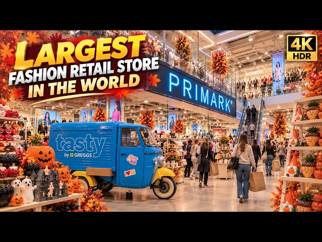 The World’s Largest Fashion Store! Inside Primark Birmingham UK | 4K HDR