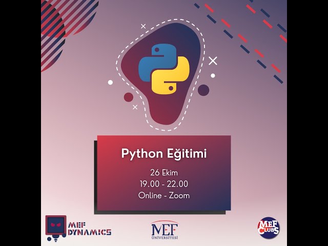 Python'a Giriş Eğitimi