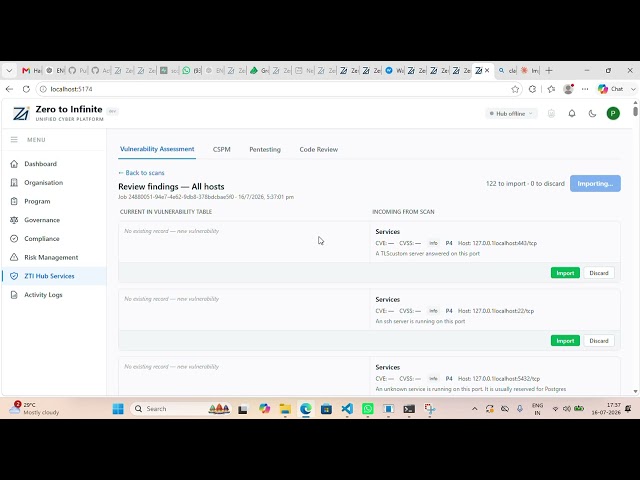 ZTI-CLI_Vulnerablility data ingestion
