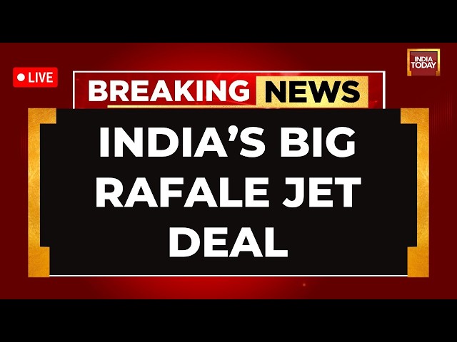 India's Rafale Deal LIVE News | Major Rafale Deal LIVE Updates | Rafale News | Defence News LIVE
