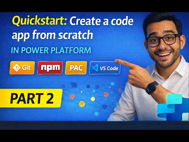 Build a Power Apps Code App from Scratch using NPM & PAC CLI | #CoeApps #PowerPlatform #Dataverse.