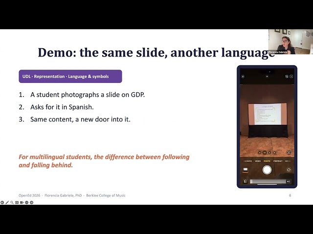 Bridging the Space Between: Using AI and UDL to Open Access in Higher Education