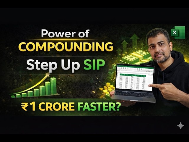 Step-Up SIP Calculation in Excel | ₹1 Crore Investment Plan | Power of Compounding