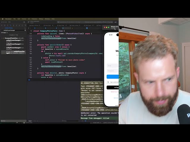 Day 8 - Coding Live Until We Hit A Million Users - Updating the landing screen