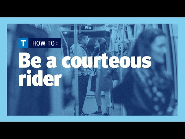 How to be a courteous rider
