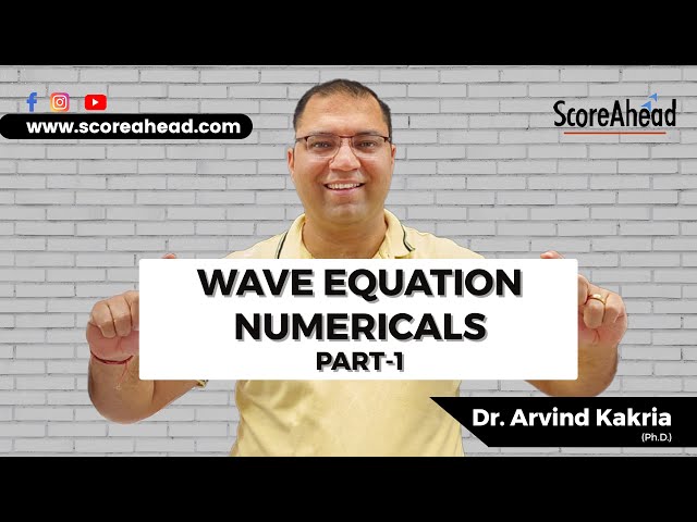 Wave equations numericals ncert part 1