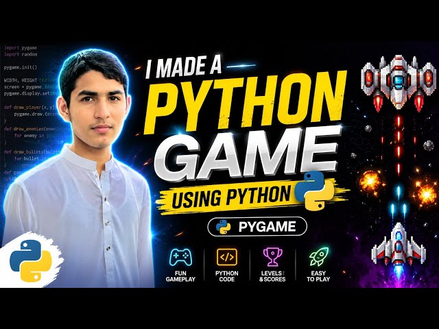 Build a Python Game in 30 Minutes | Pygame Full Tutorial