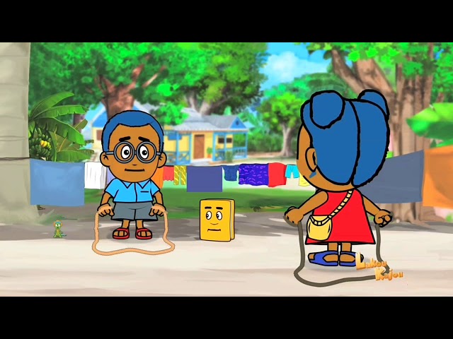 Lakou Kajou_Lili ak Tilou ap fè konkou sote kòd