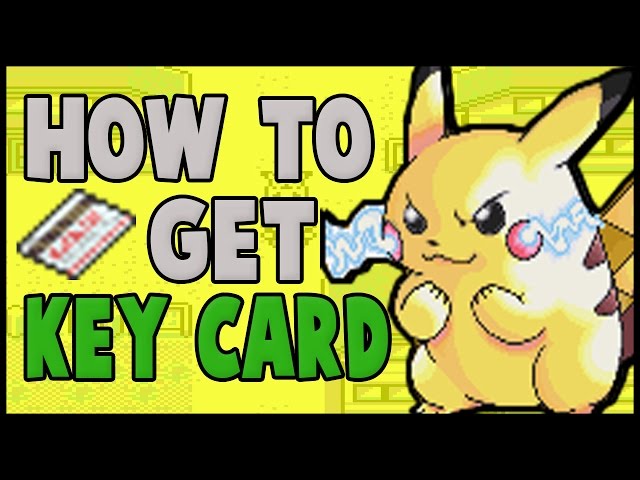 How to get the Key Card on Pokemon Yellow