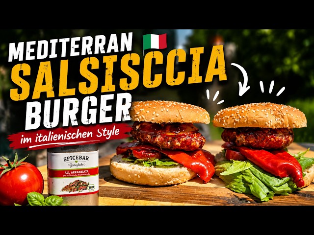 Simple and delicious Salsiccia burger #DutchOvenBro #italy #burger