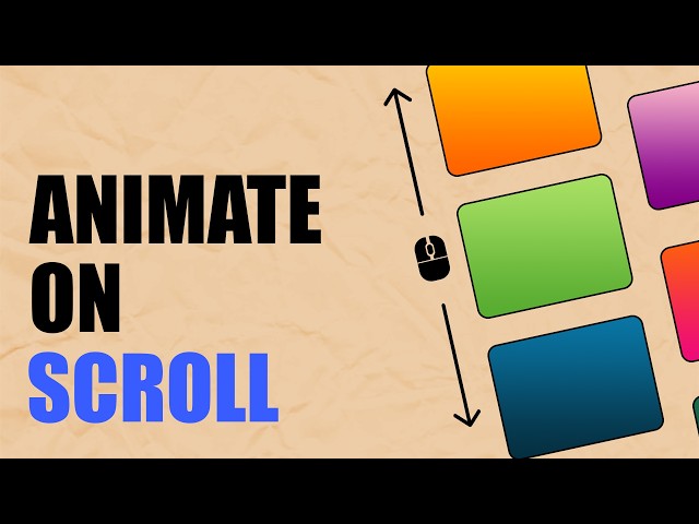 ✨ Build Smooth Scroll Animations with Pure CSS