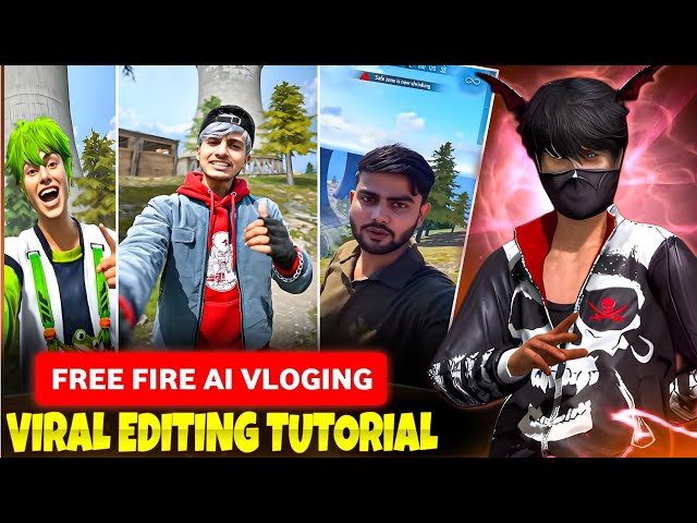 Free Fire AI Vlog Editing Tutorial 🔥 Viral FF Short Editing Tutorial | FF AI Edit Tips YFYT