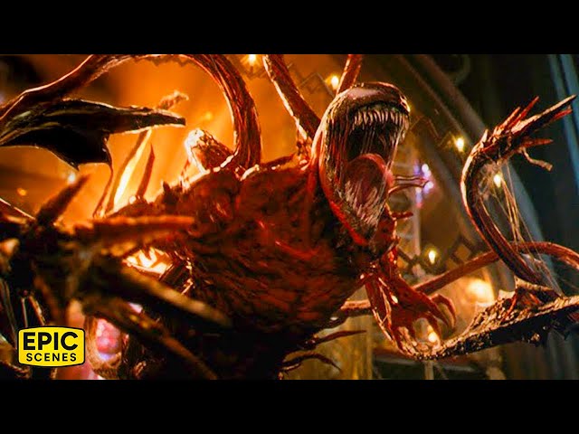 Venom Faces Carnage In The Church - Venom Let There Be Carnage