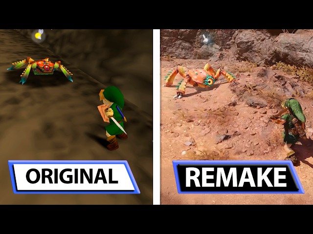 The Legend of Zelda: Ocarina of Time | Original vs Remake | Extended Graphics Comparison