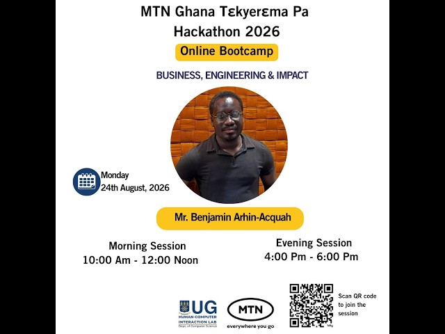MTN Ghana Tɛkyerɛma Pa Hackathon 2026 | Online Bootcamp – Business, Engineering & Impact